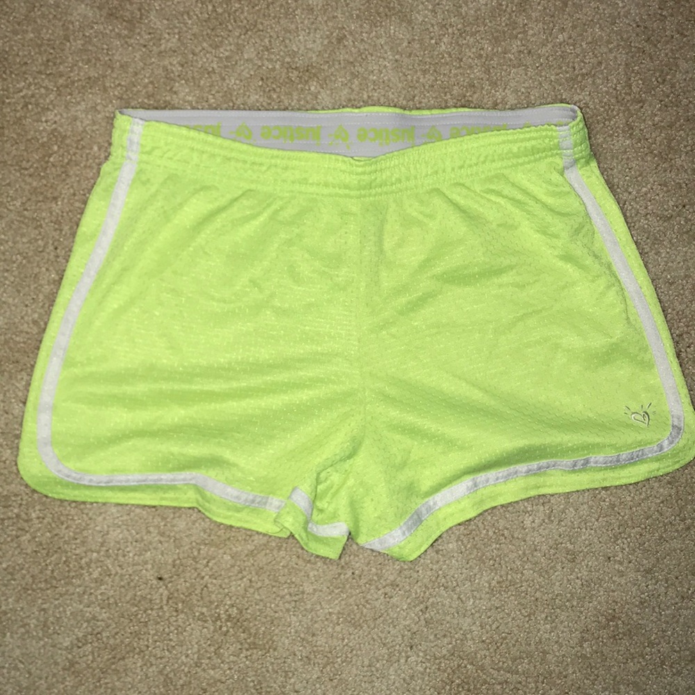 Neon Running Shorts